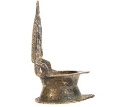 Hindu Laxmi Lamp Traditional Indian Ethnic Ritual Bronze Rare