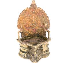 Bronze Lakshmi Villaku Puja Lamp