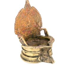 Bronze Lakshmi Villaku Puja Lamp