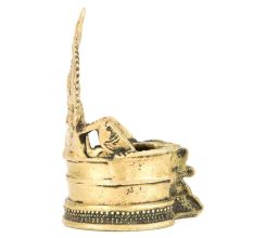 Brass Kamakshi Religious Hindu Goddess Laxmi Diwali Puja Temple Diya Oil Lamp