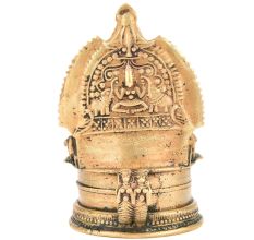 Bronze Gajalakshmi Vilakku (Lamp) for Diwali Celebration