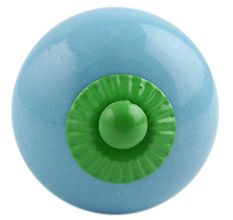 Sky Blue Green Fitting Ceramic Knob