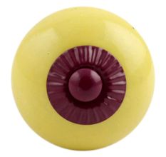 Solid Yellow Purple Fitting Ceramic Knob