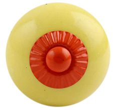 Solid Yellow Orange Fitting Ceramic Knob