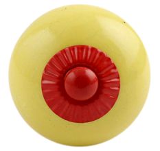 Solid Yellow Red Fitting Ceramic Knob