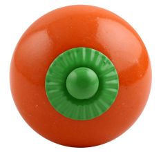 Solid Orange Green Fitting Ceramic Knob