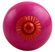 Neon Pink Red Fitting Ceramic Knob