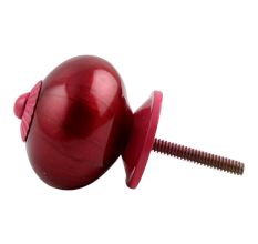 Neon Cherry Pink Fitting Round Ceramic Knob