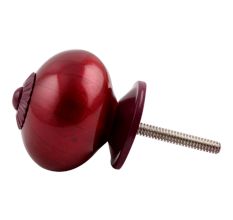 Neon Cherry Purple Fitting Round Ceramic Knob