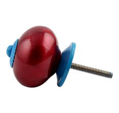 Neon Cherry Turquoise Fitting Round Ceramic Knob