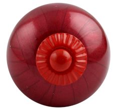 Neon Cherry Red Fitting Round Ceramic Knob