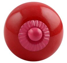 Solid Red Pink Fitting Ceramic Knob