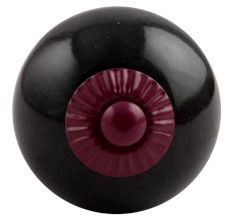 Black Round Purple Fitting Ceramic Knob