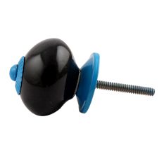 Black Round Turquoise Fitting Ceramic Knob