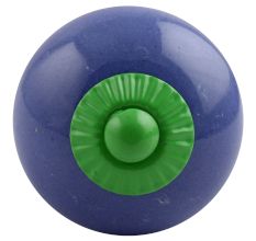 Slate Blue Green Fitting Ceramic Knob