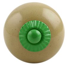 Spanish Olive Green Fitting Ceramic Knob