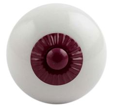 White Purple Fitting Ceramic Knob
