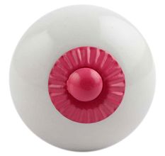 White Pink Fitting Ceramic Knob