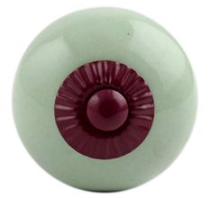 Solid Light Green Purple Fitting Ceramic Knob
