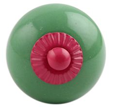 Solid Pea Green Pink Fitting Ceramic Knob