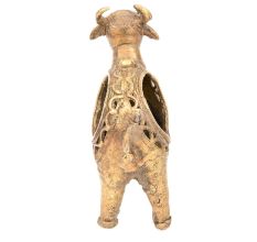 Handmade Brass Farm Animal Napkin Holder