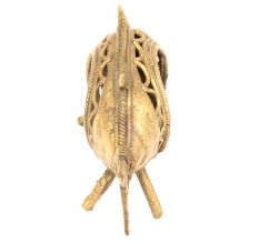 Handmade Dhokra Brass Fish Napkin Holder