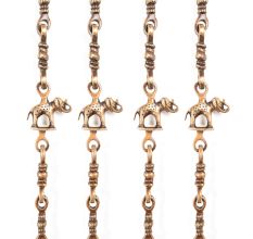 Brass Porch Swing Metal Chain Set For Zula (Set Of 4 Piece)