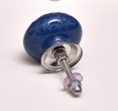 Cobalt Blue Decorative Ceramic Knob