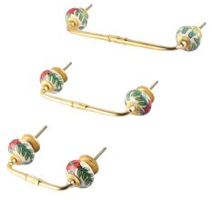 Multicolor Ceramic Bridge Handle