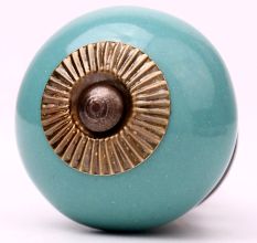 Sea Green Antique Fitting Ceramic Drawer Knob Online