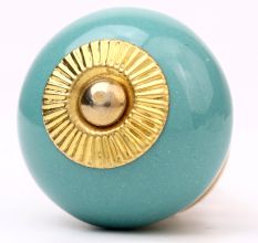 Sea Green Antique Fitting Ceramic Drawer Knob Online