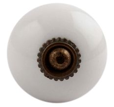White Antique Fitting Ceramic Drawer Knob