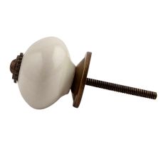 Cream Antique Fitting Ceramic Cabinet Knob