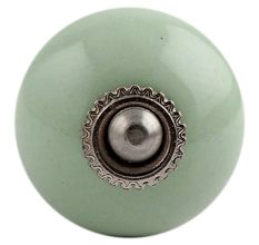 Solid Light Grey Silver Fitting Ceramic Drawer Knob Online