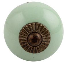 Solid Light Grey Antique Fitting Ceramic Wardrobe Knob Online