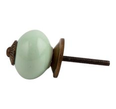 Solid Light Grey Antique Fitting Ceramic Wardrobe Knob Online