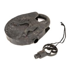 Heavy Duty Iron Lock & Key