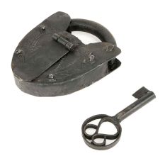 Premium Vintage Iron Lock with One Key