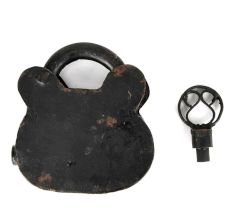 Vintage Iron Lock and Key Home Decor Collectible
