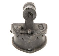 Old Rustic Iron on the Hot Coal Used To Iron Clothes