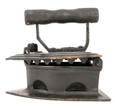 Heavy Iron Metal Coal Handle Clothes Iron Home Decor