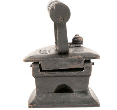 Vintage Iron, Opens To Be Filled with Coal To Heat Cast Iron for Ironing Clothes