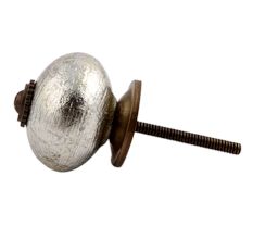 Silver Antique Fitting Ceramic Drawer Knob Online