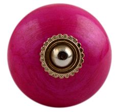 Neon Pink Golden Fitting Ceramic Drawer Knob Online