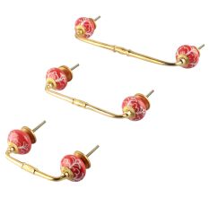 Gloriosa Ceramic Bridge Handle