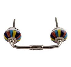 Rangoli Ceramic Bridge Handle