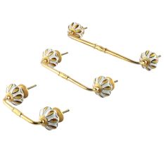 Sunflower Ceramic Bridge Handle