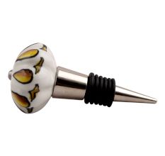Sunflower Melon Ceramic Wine Stopper
