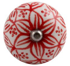 Red Leaf Ceramic Wine Stopper
