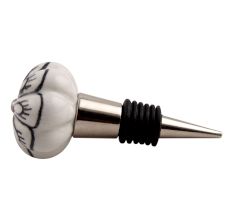 Black Spider Ceramic Wine Stopper